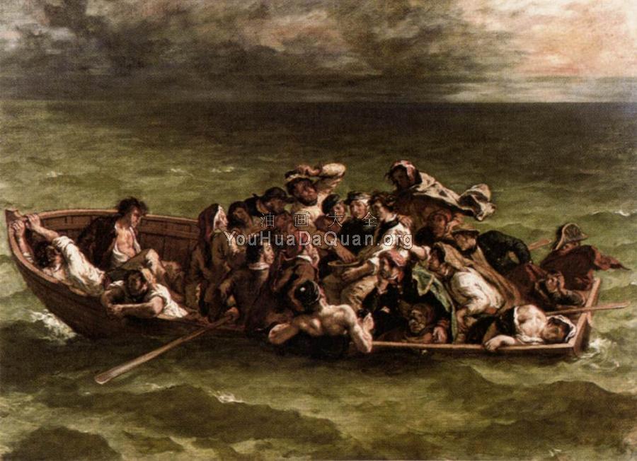 Shipwreck of Don Juan - 欧仁·德拉克洛瓦